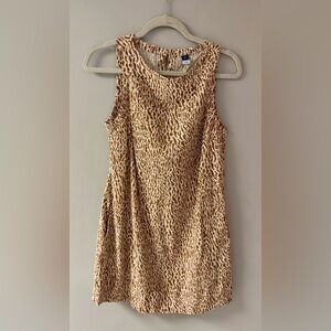 Old Navy Animal Print Mini Dress (XS)